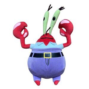 RARE Vintage Ty Beanie Baby Mr. Krabs Spongebob SquarePants